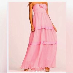 LoveShackFancy Teresa Pink Gown